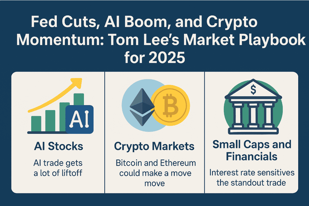 Fed Cuts, AI Boom, and Crypto Momentum: Tom Lee’s Market Playbook for 2025